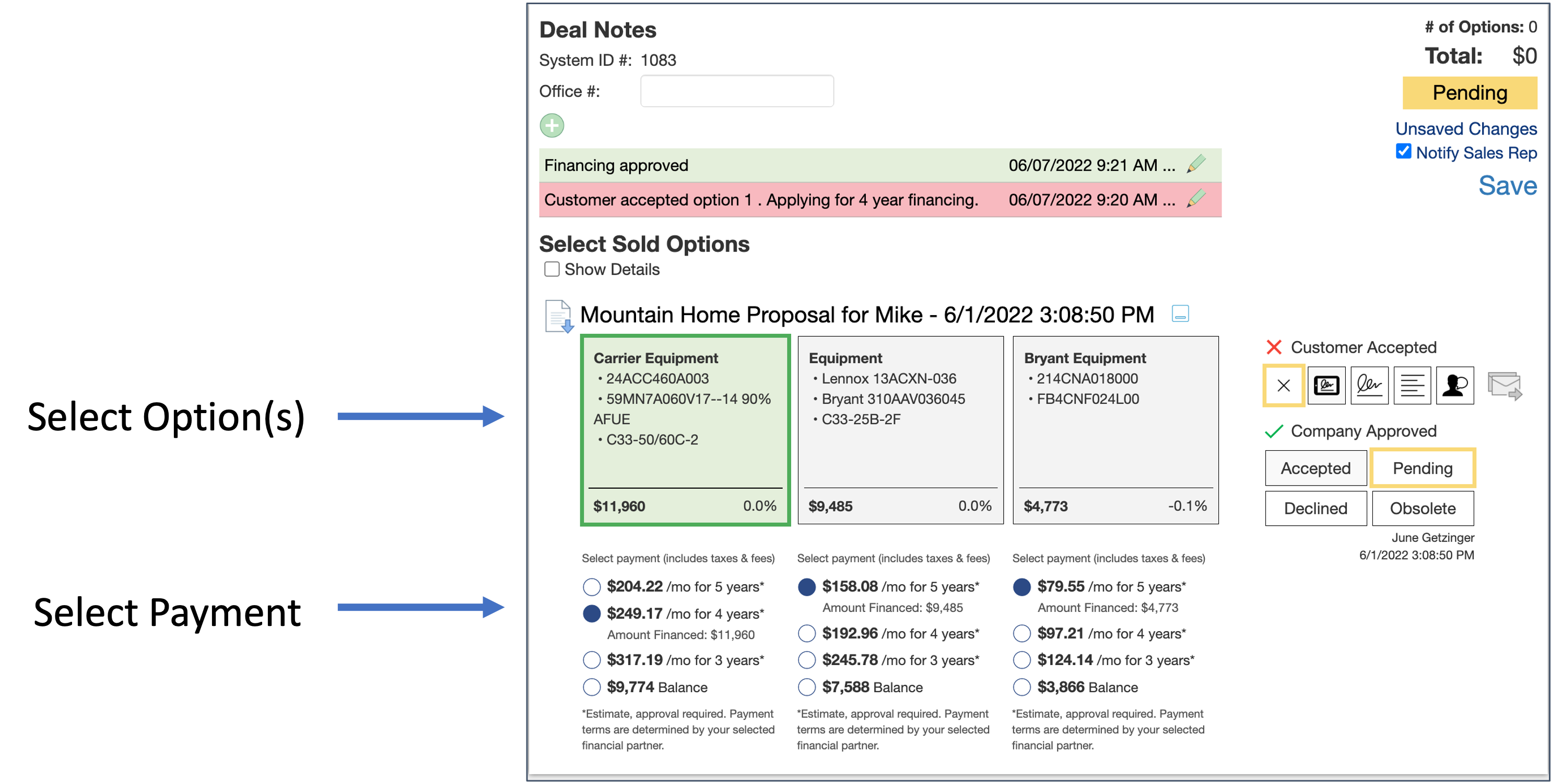 Deal Manager Updated To Allow Payment Selection Intelligent Mobile 